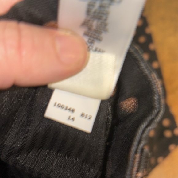 Jen 7 by 7 for all Mankind Polka Dot ankle Skinny Jeans. Size 14. - Picture 6 of 6
